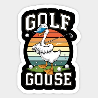 Funny Golf Goose T-Shirt – Hilarious Golfer Sticker